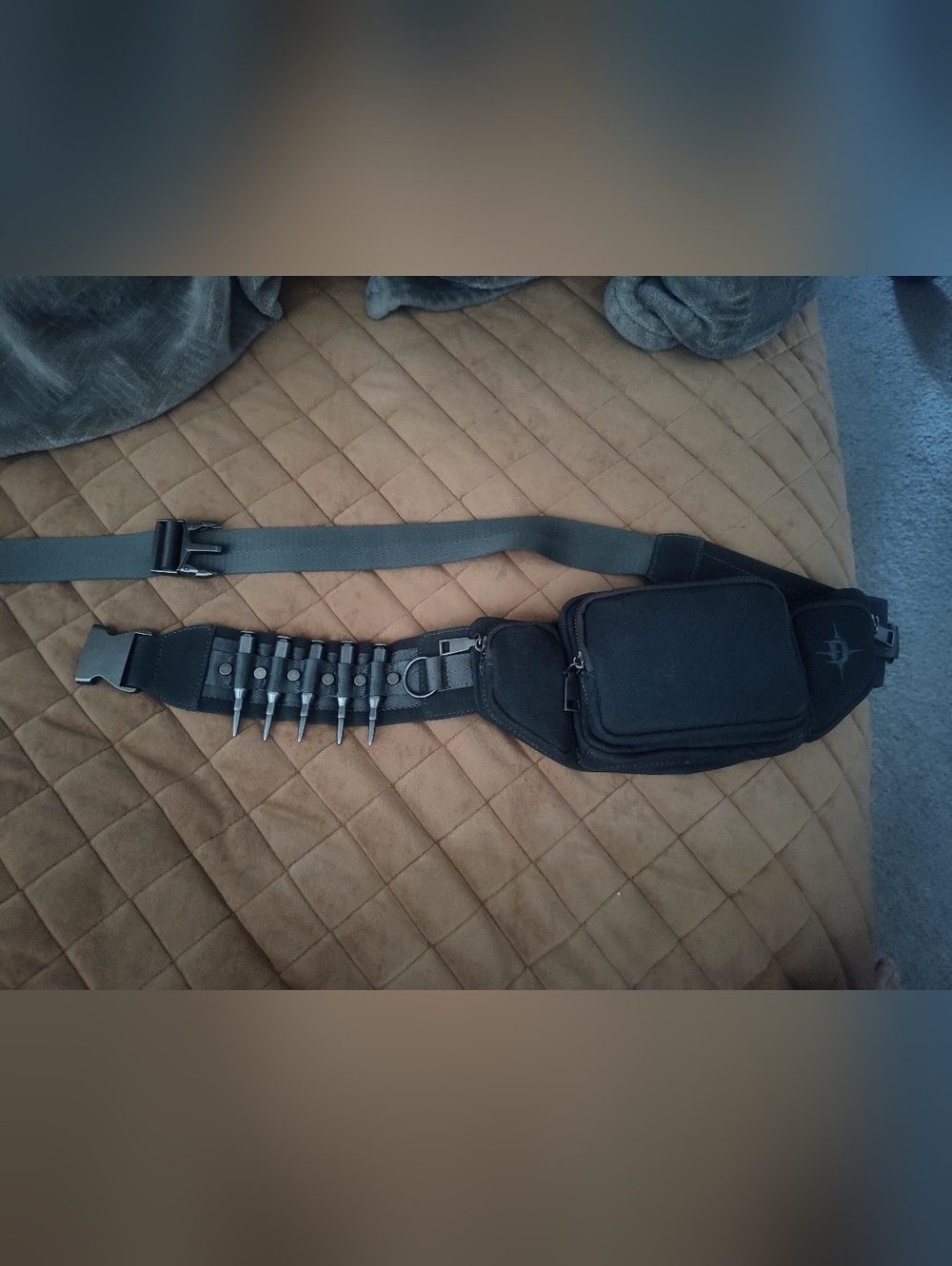 Dolls Kill Black Pouch Bag Fanny Pack